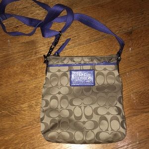 Coach cross body bag